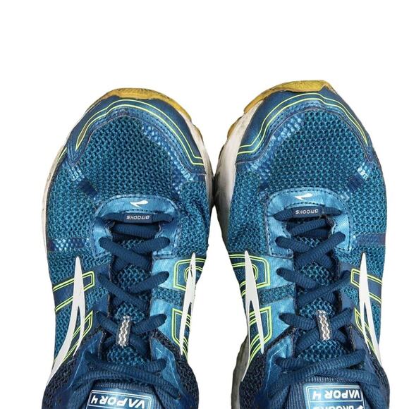 Brooks Shoes Mens 9 Athletic Trainers Vapor 4 Running Sport Active Walking Blue - Picture 9 of 14